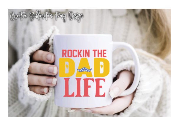 Download Rockin the Dad Life SVG PDF DXF EPS PNG - Dxf Collection