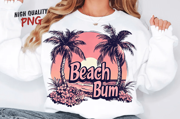 Download Beach Bum PNG, Trendy Summer SVG PNG - Trendy summer svg Collection