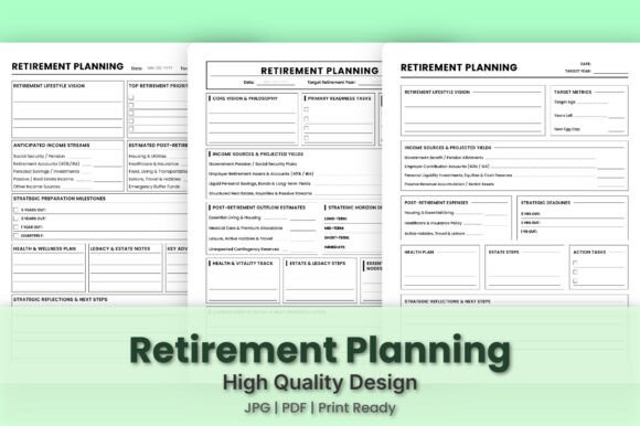 Download Retirement Planning KDP Interior Journal - Planning Collection
