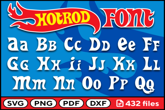 Download Hot Road Font Svg Png Pdf Dxf - Dxf Collection
