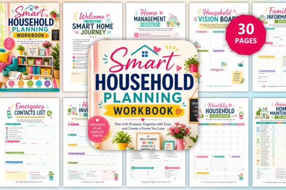 Download Smart Household Planning Workbook - Planning Collection