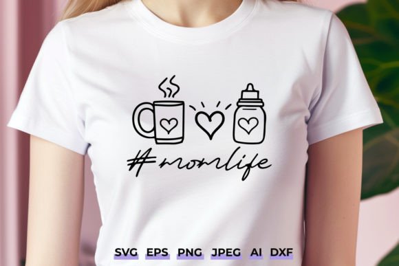 Download Hashtag Mom Life SVG DXF - Mothers Day - Dxf Collection