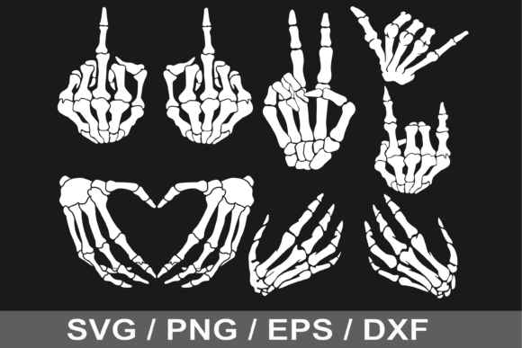 Download Peace Skeleton Hand SVG, PNG, EPS, DXF - Dxf Collection
