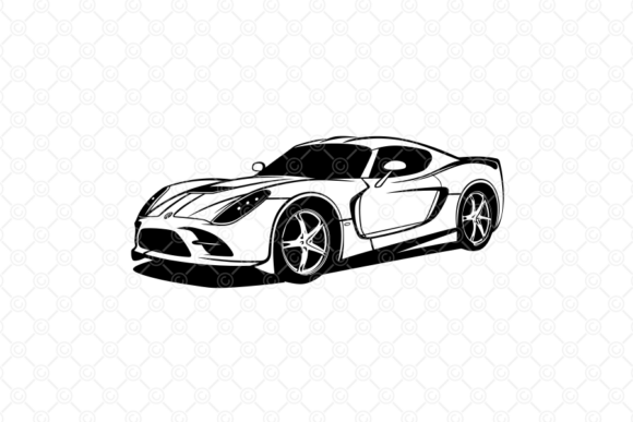 Download Sports Car SVG, Car Silhouette SVG, 028 - Premium Resources