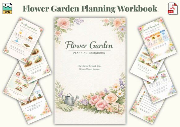 Download Flower Garden Planning Workbook - Planning Collection